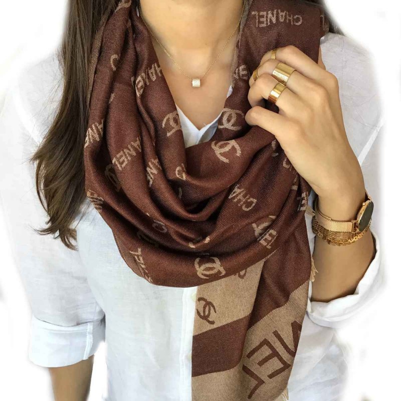 CHANEL SCARF Unisex % 50 OFF